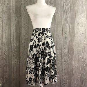 Mid length slinky skirt